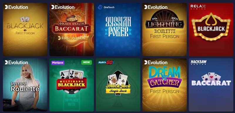 Игры в Раменбет